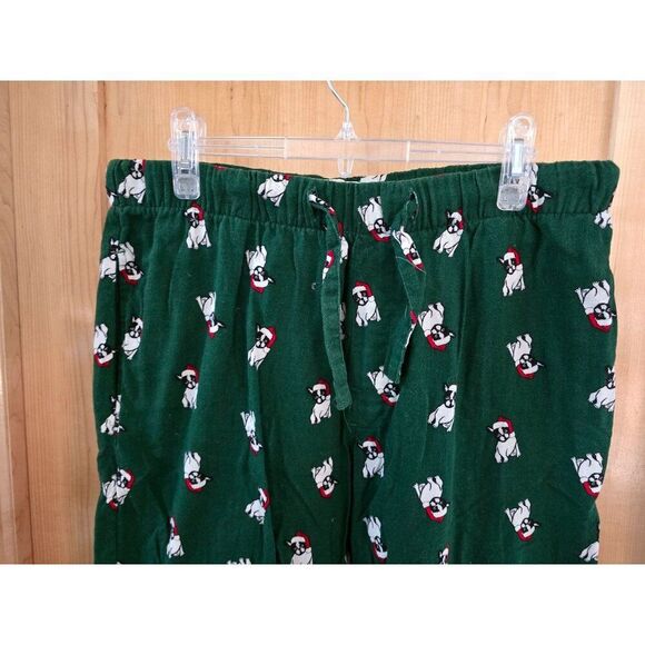 Old Navy Mens Green Pug Print Pajama Pants Large Relaxed Fit 34x30 - Picture 3 of 6